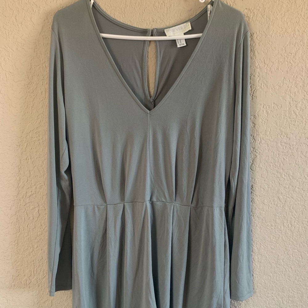 Sage Green Forever 21 Romper
